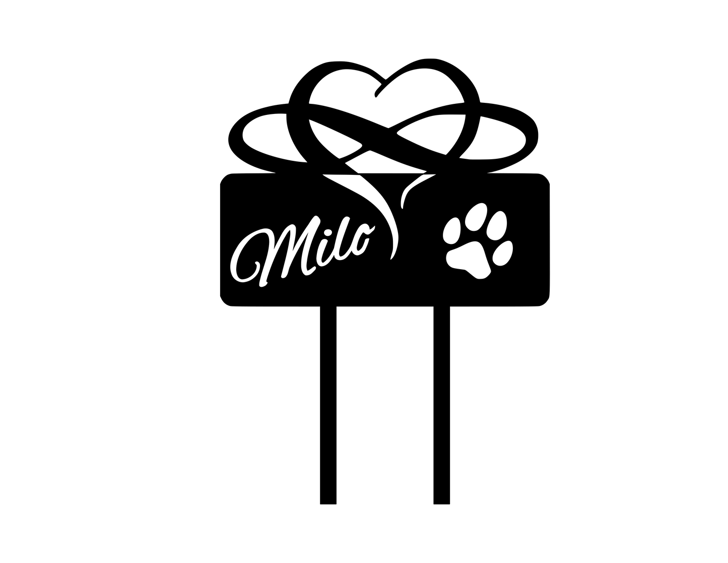 z- Custom Metal Sign - Milo