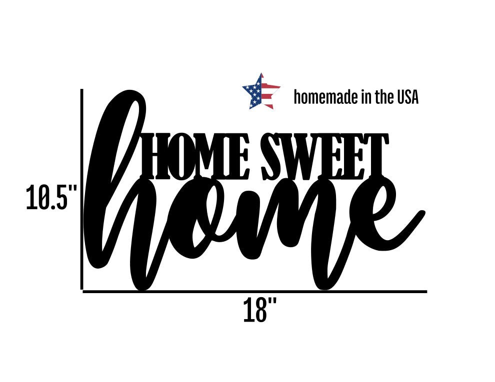 Home Sweet Home Metal Sign