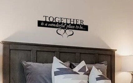 Together is a Wonderful Place to Be Metal Sign