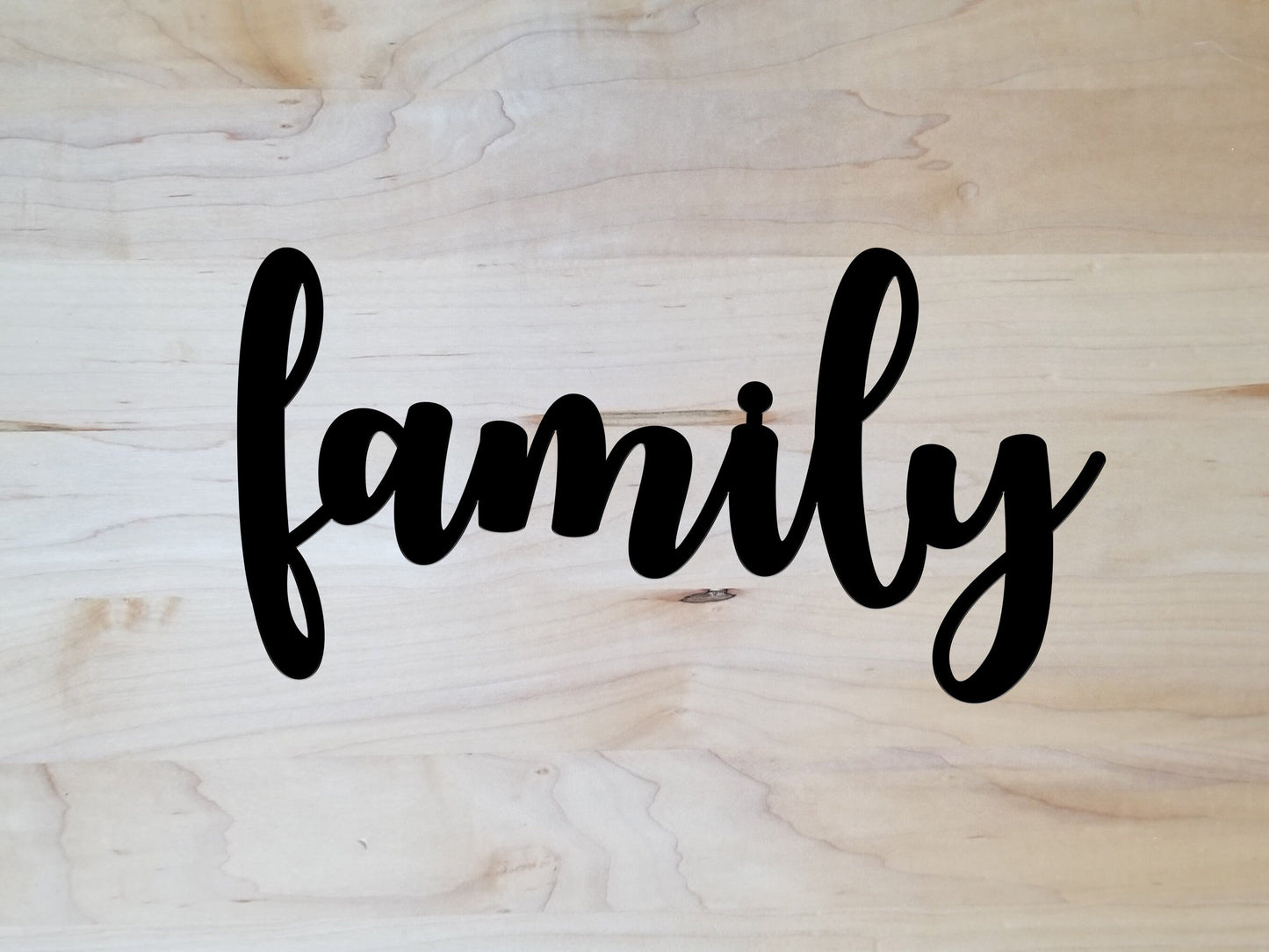 Family Metal Sign