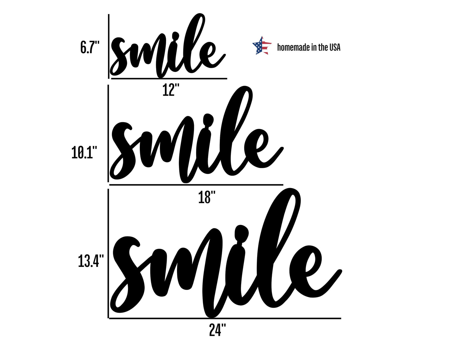 Smile Metal Sign