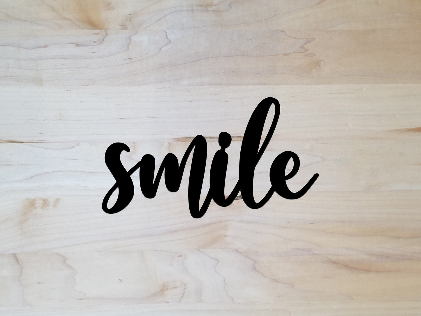 Smile Metal Sign