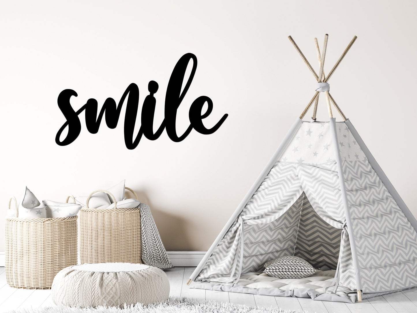 Smile Metal Sign