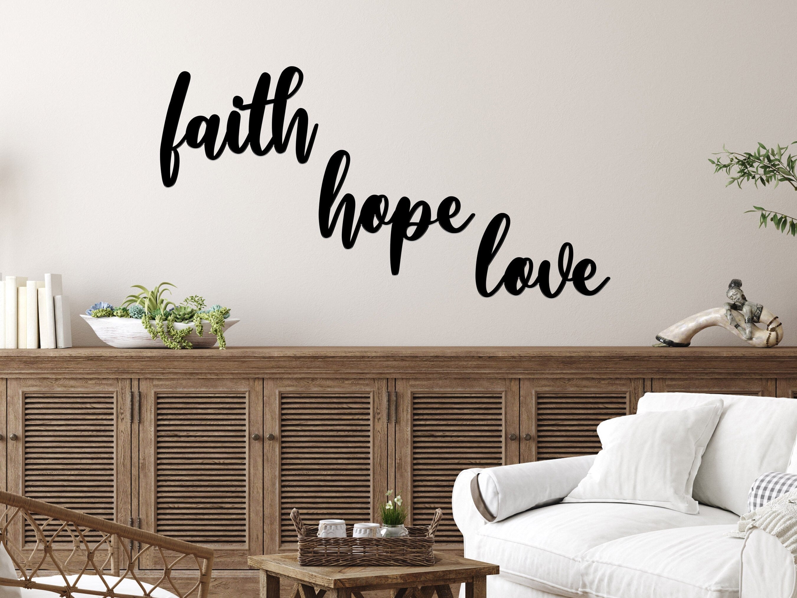 Pray Big Metal Sign for Child's Room, Nursery, Kitchen Backsplash, Gallery high quality Wall, She-Shed / Metal Scripture Wall Art / Christian Wall Art