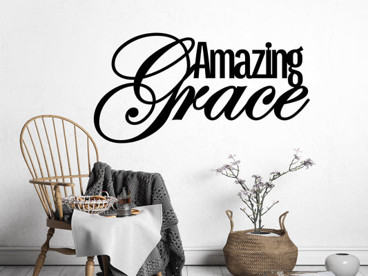 Amazing Grace Metal Sign