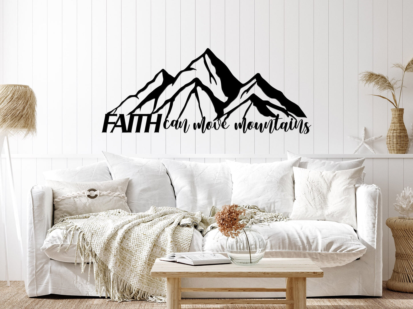 Faith Can Move Mountains Wall Art