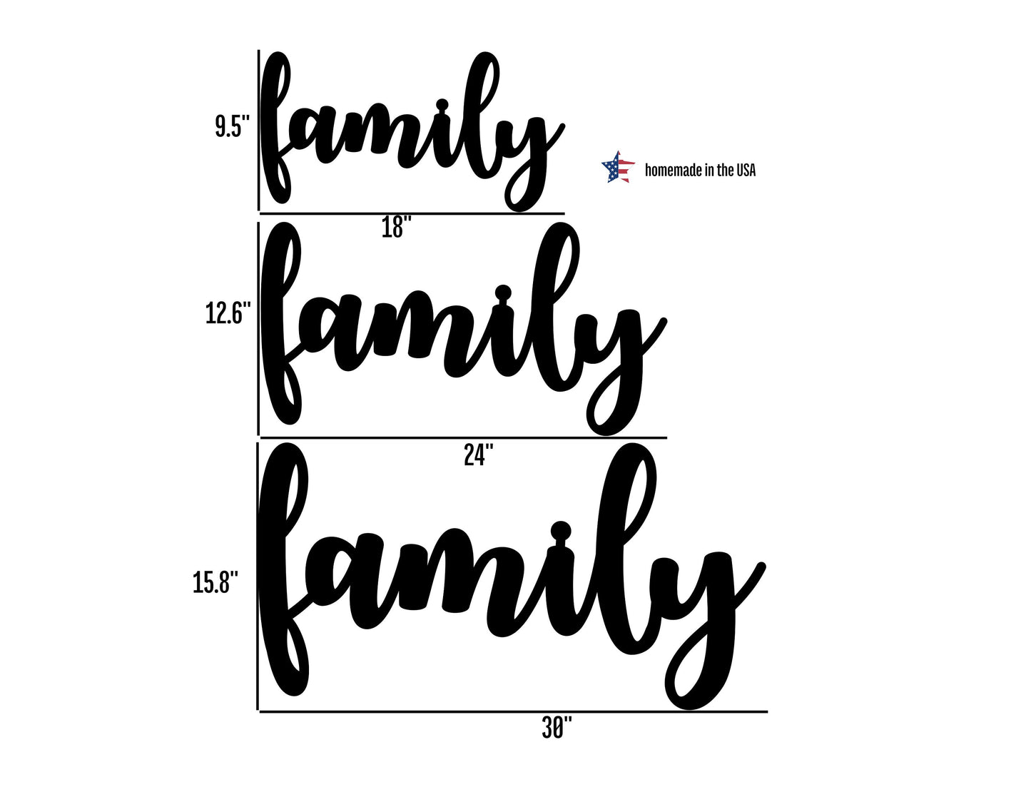 Family Metal Sign