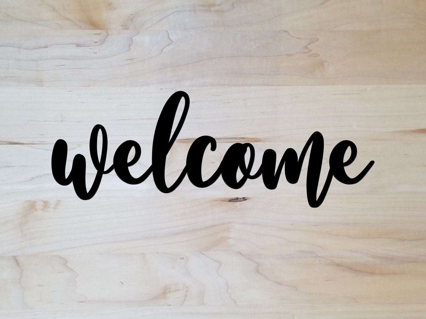 Welcome Metal Sign