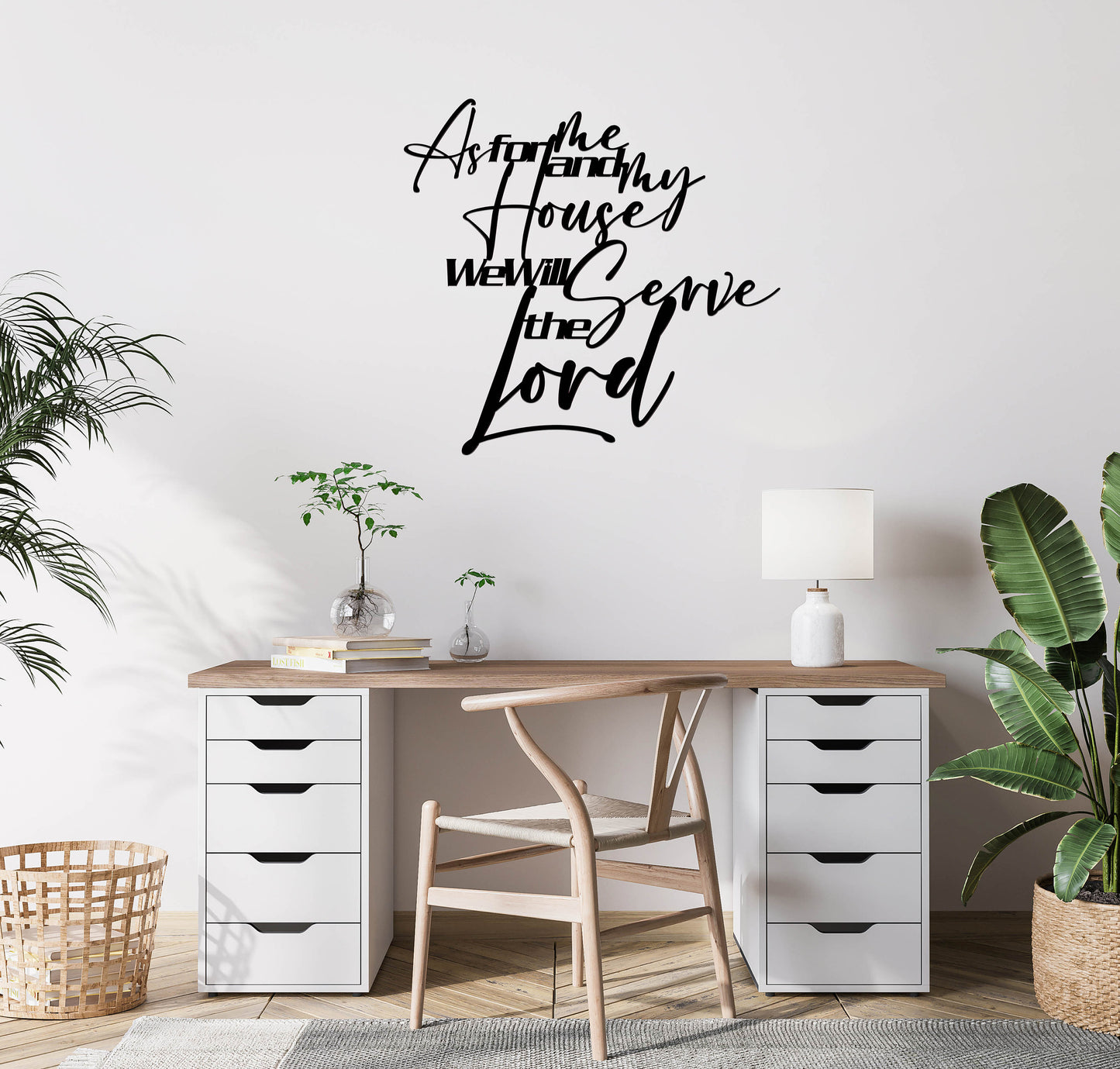 As for Me and My House | We Will Serve the Lord Wall Decor |