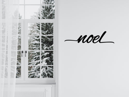 Metal Noel Sign (single word), Christmas Noel Metal Signs, Metal Christmas Signs, Farmhouse Decor, Christmas Decor, Holiday Signs, Noel